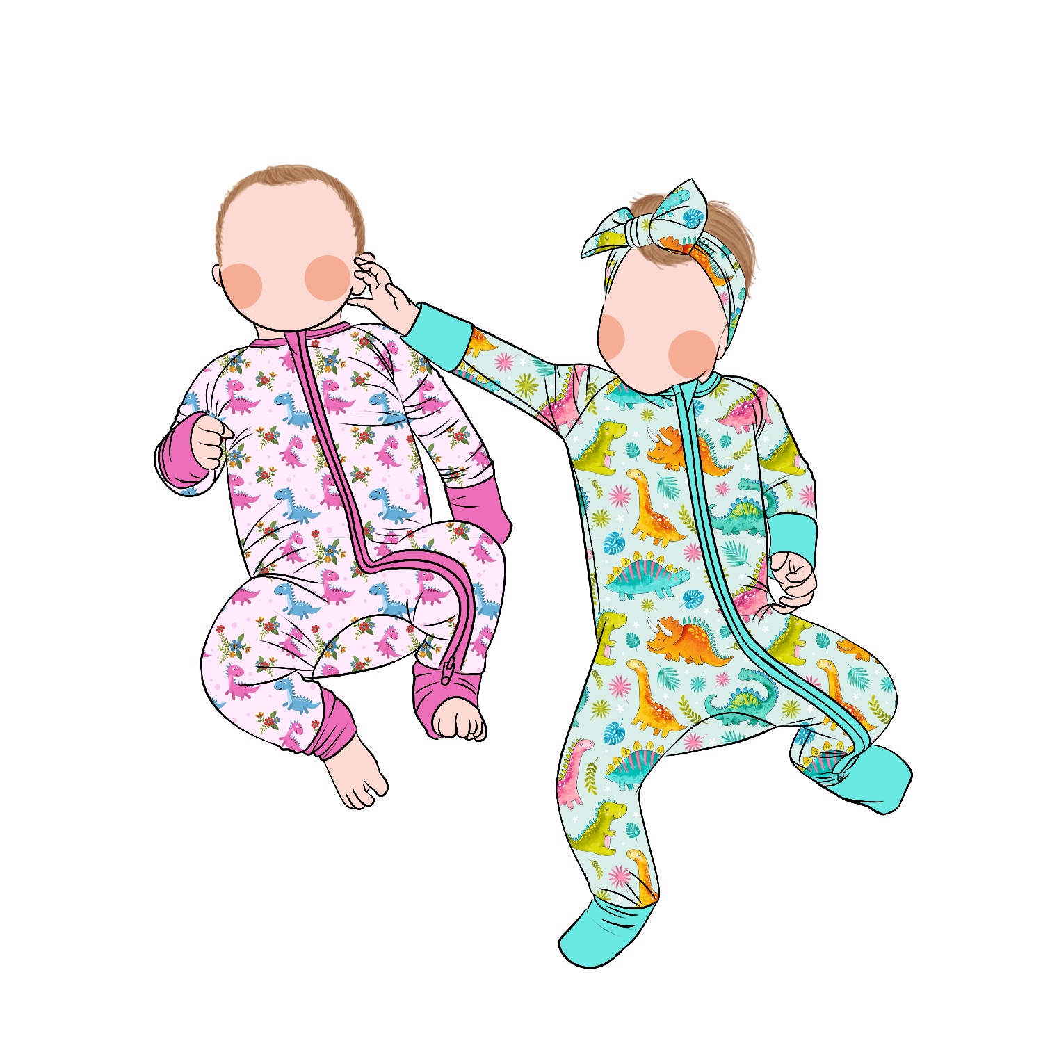 custom print bamboo toddler clothing