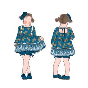 New Arrival Fashion Custom Pattern Long Sleeves Peplum Top & Bloomer Set Girls Playtime Outfit Set Baby Girls Clothing Sets