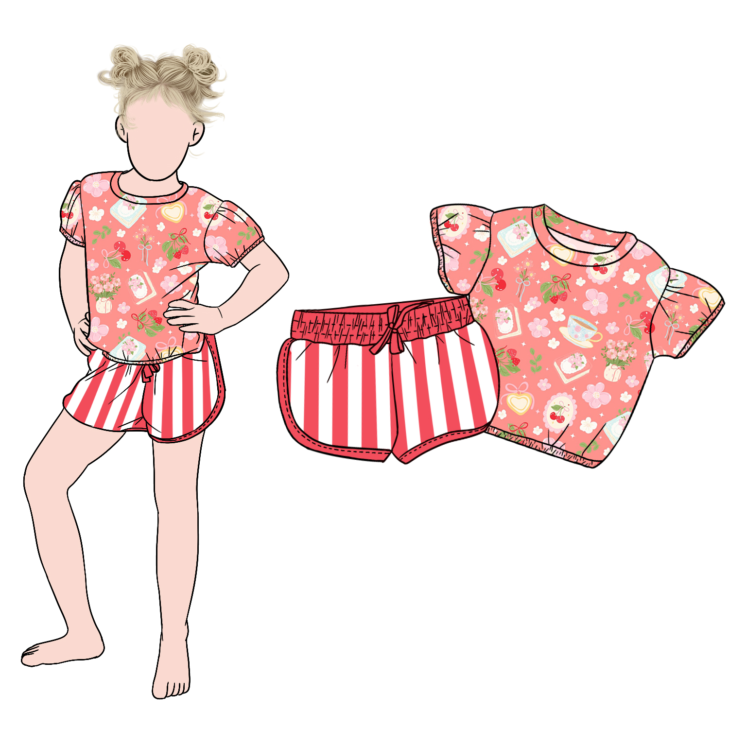 printed bamboo baby pajamas custom