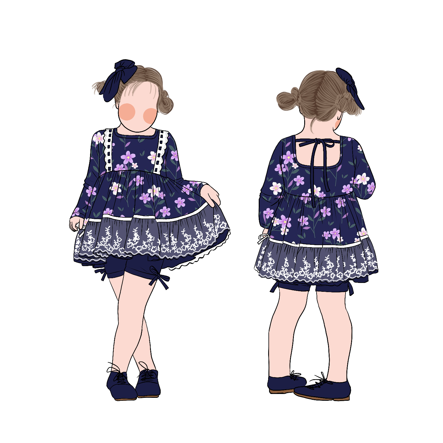 custom print bamboo toddler sleepwear dropshipping supplier