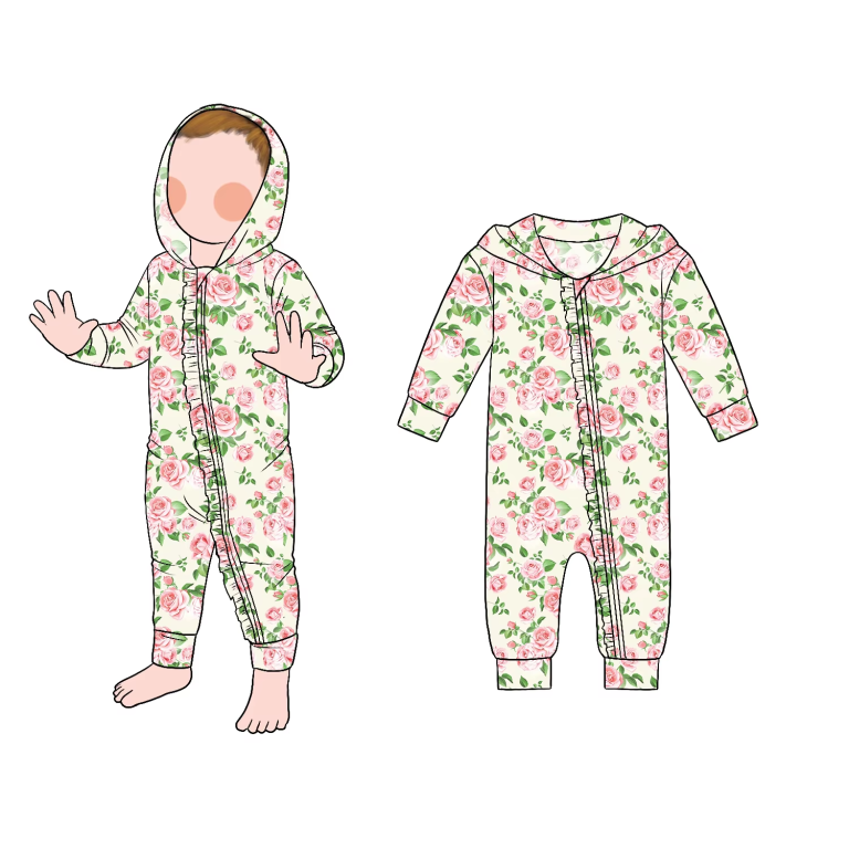 personalized bamboo baby onesie