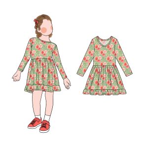 Wholesale Price New Style Milk Protein Dress Soft Casual Long Sleeved Princess Dress Suitable for Daily Wear