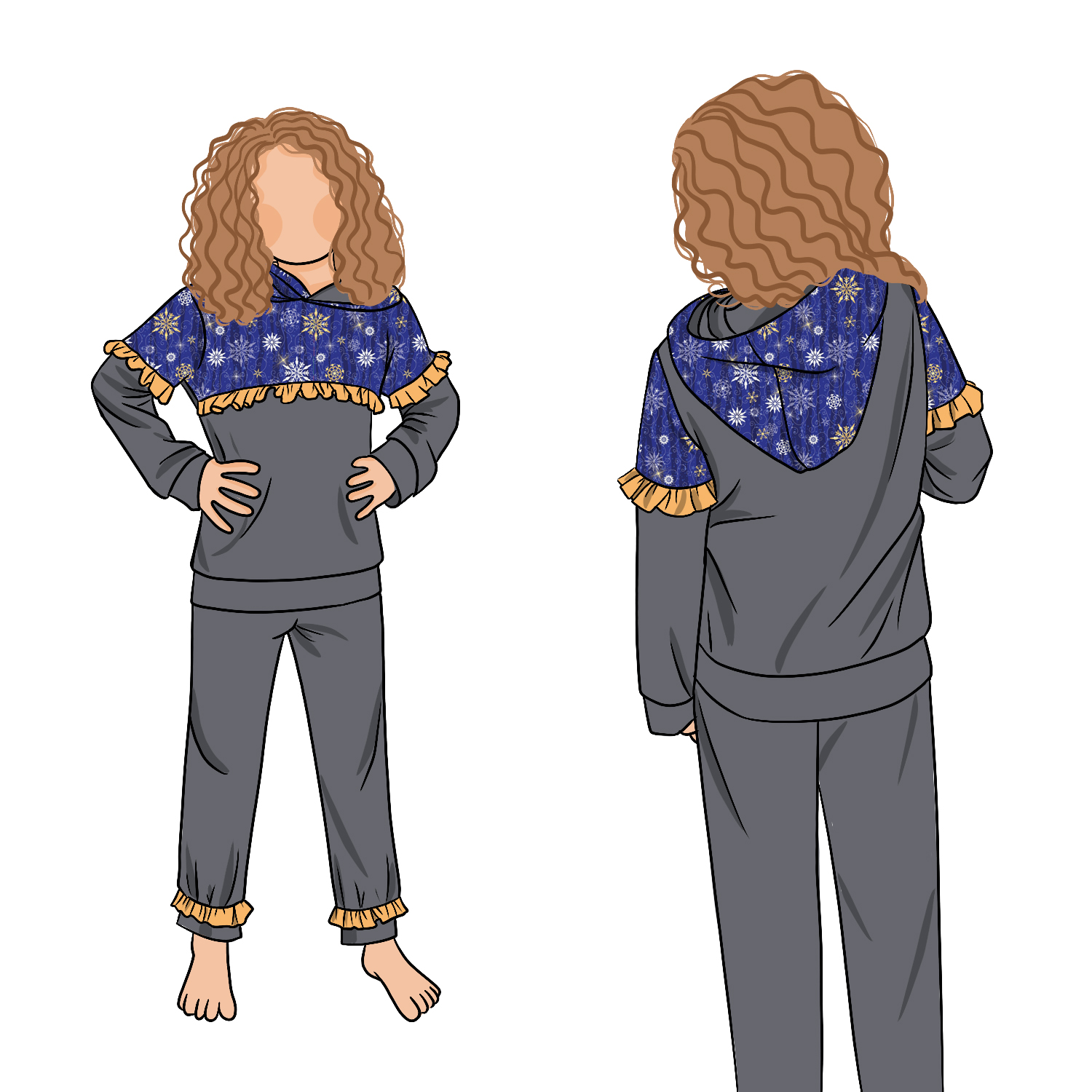 Hot Sale Children Design Toddler Boys Girl Knit Hoodie and Pants Kids Christmas Outfit 2 Pcs Baby Clothing Sets - Image 2