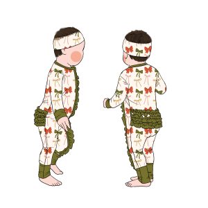 New Arrived High Quality Cute Baby Zipper Butt Ruffle Long Sleeved Pants Romper with Zipper for Easy On/Off Suitable Daily Use