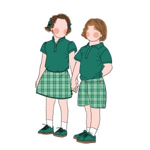 New Arrival Super Quality Breathable Plaid Pattern Printed Solid Color Shirt Polyester and Cotton Baby Boy Girls Clothing Sets