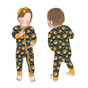 Wholesale Custom Long Sleeve Bamboo Baby Romper for Girls 12-18 Months Casual Style with Zipper Closure Printed Label for Autumn