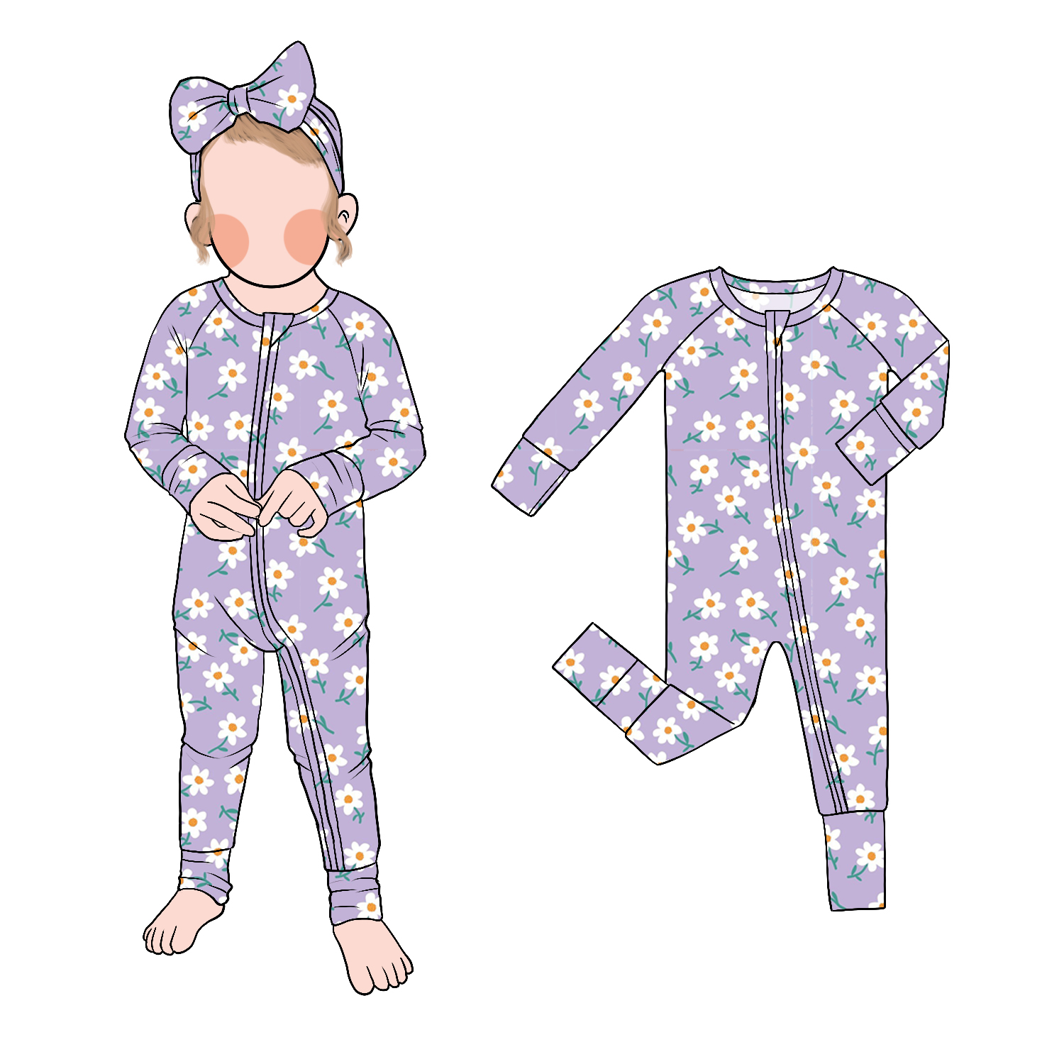Hot Sale China New Arrival Clothes Baby Long Sleeves Pants Spring Autumn Zipper Design Romper Children's Pajamas - Image 5