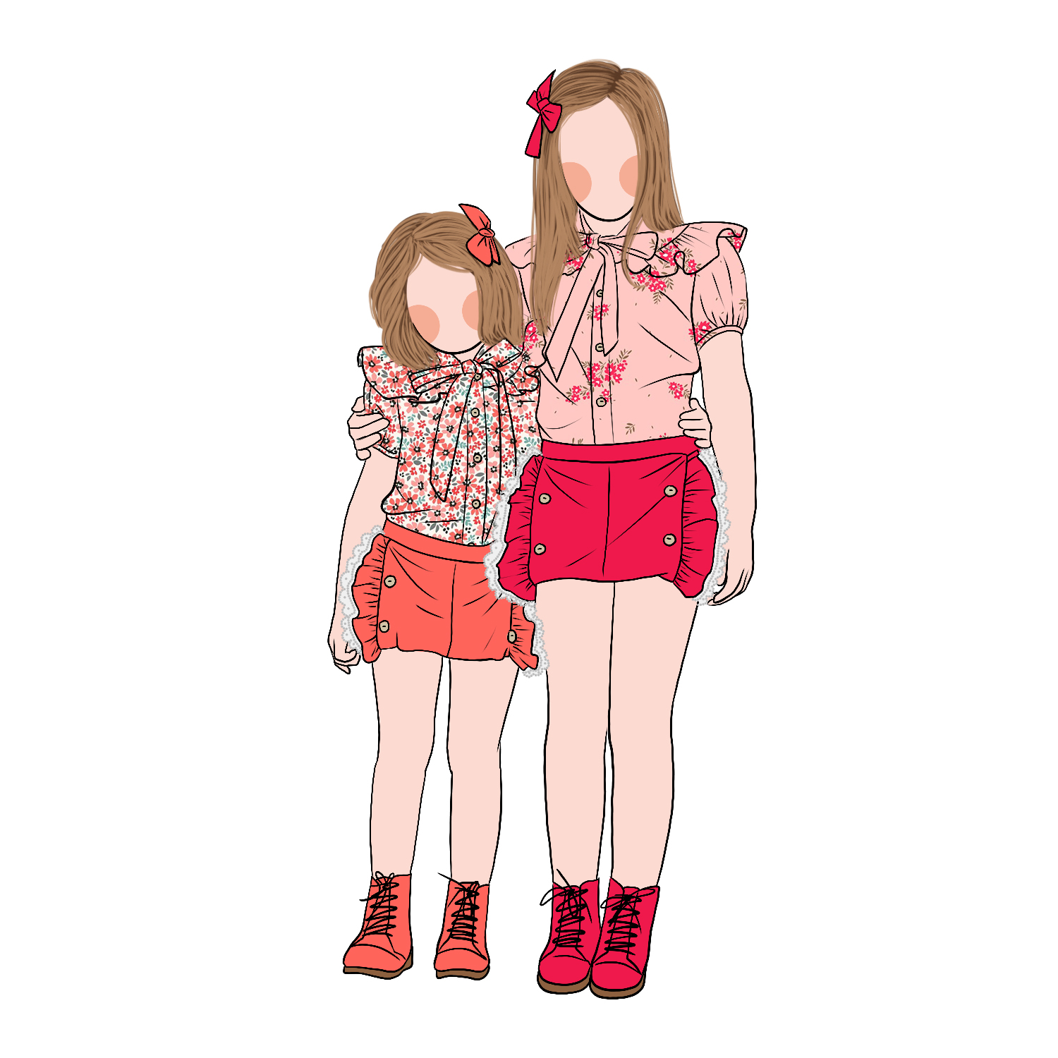 Ins Boutique Summer Newborn Kids Clothing Suits Top and Shorts 2pcs Floral Sweet Baby Girls Clothing Sets - Image 4