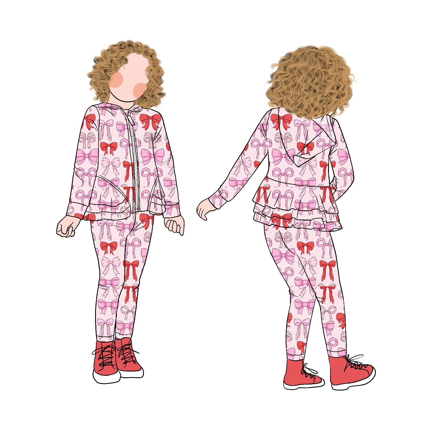 Christmas print bamboo romper OEM