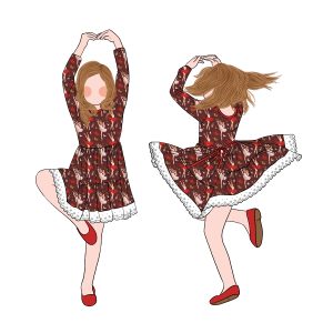 Top Selling Exquisite Casual Toddler Girls Dress Lace Bottom Twirl Dress Bow Waistband Milk Protein Fiber Skirt  for Children