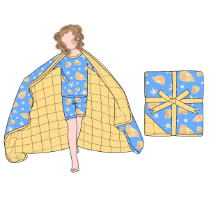 Best Price Wholesale 50X50 Baby Skin Friendly Blanket Grid Printed Use Ribbon-Tied Packaging